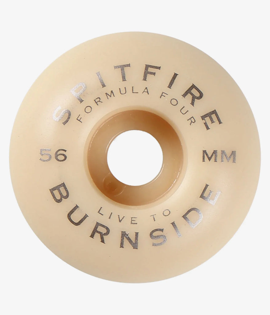 roues de skate Spitfire Formula Four Live to Burnside 99A (56mm) vues de dos détaillées
