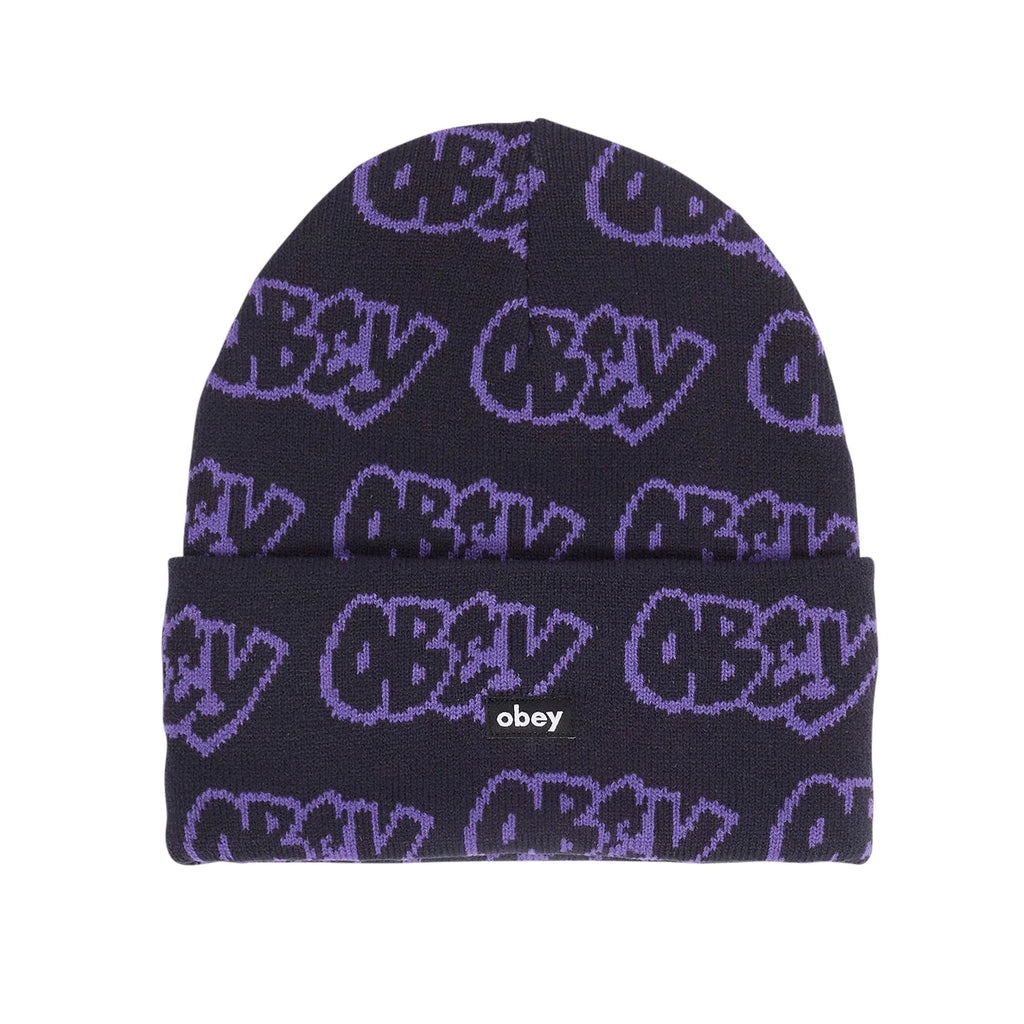 OBEY Good Times Beanie (Navy Multi)