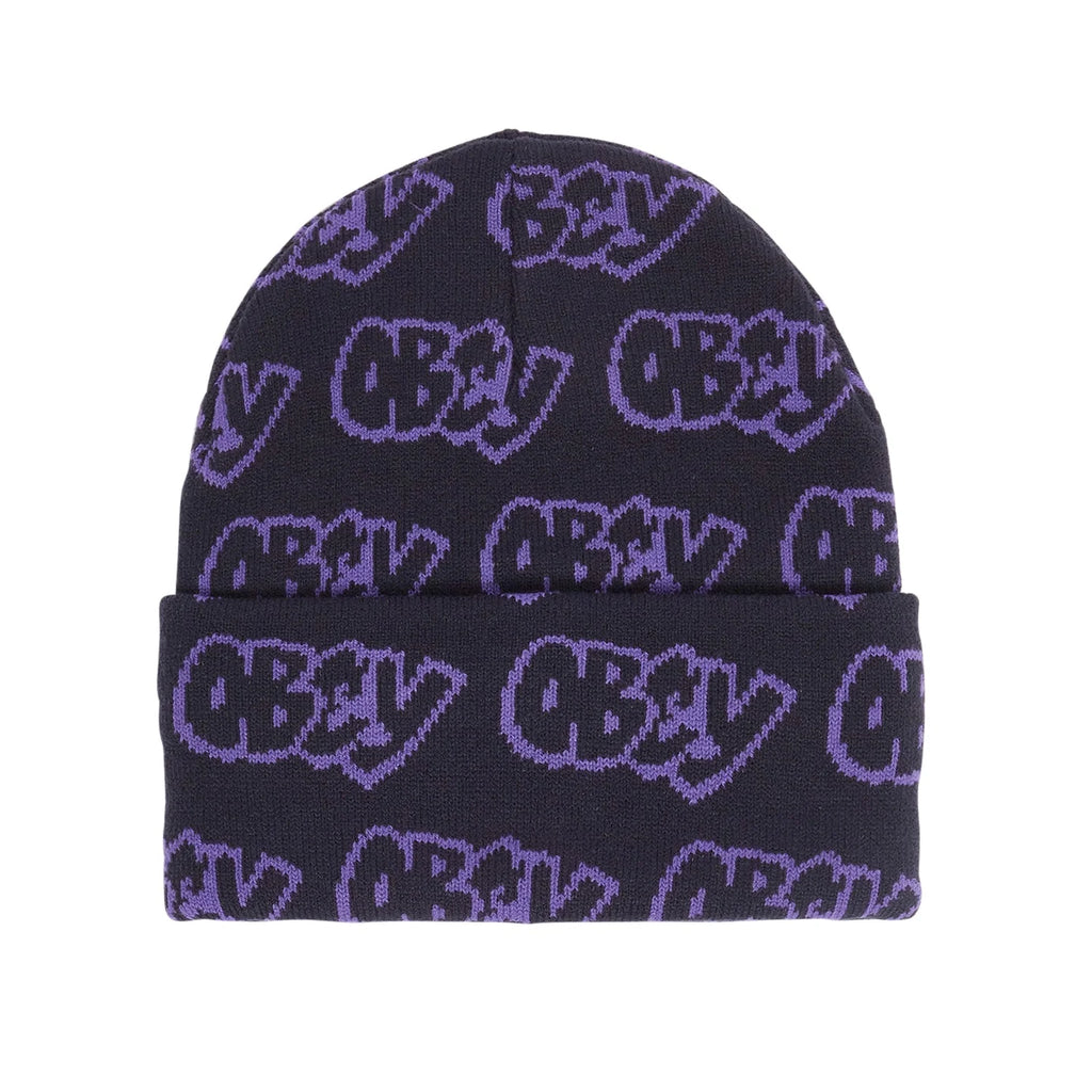 OBEY Good Times Beanie (Navy Multi)