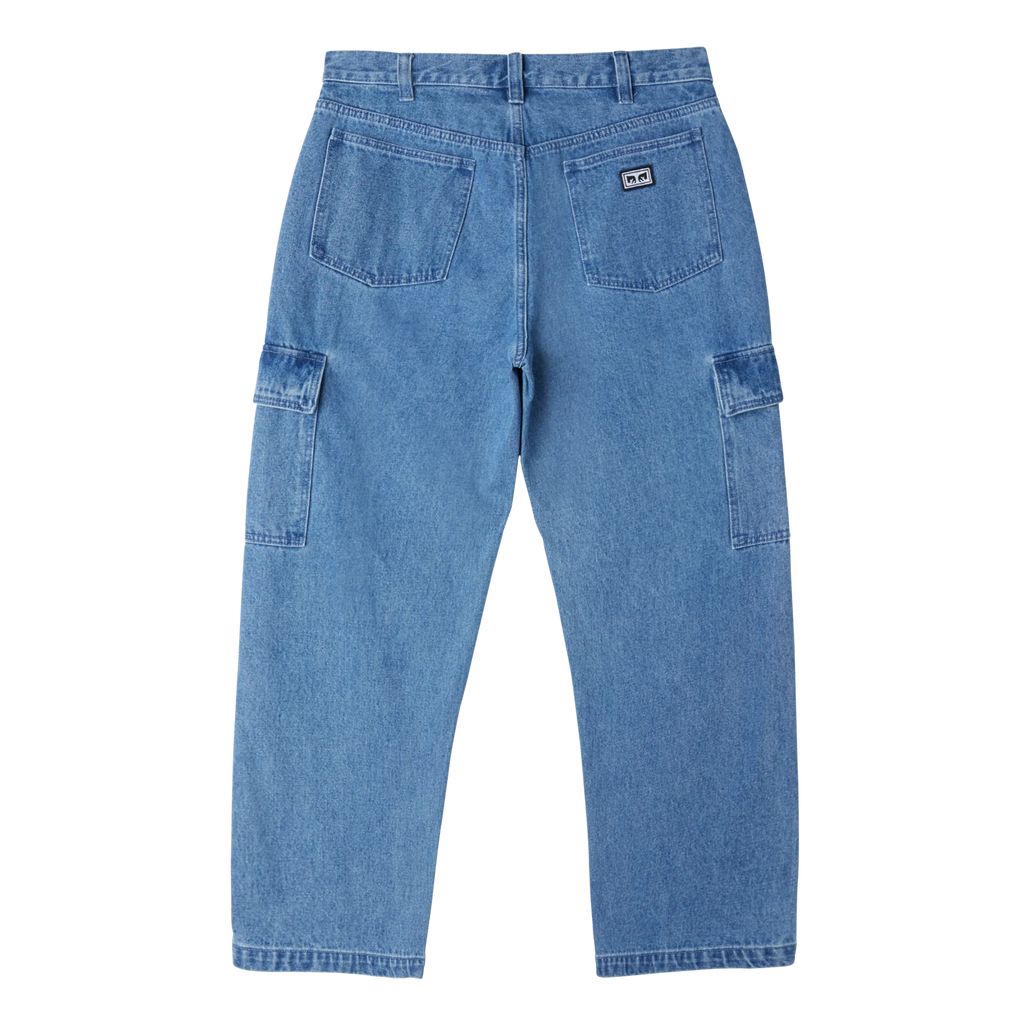 OBEY Big Wig Cargo Denim Pant (Light Indigo)