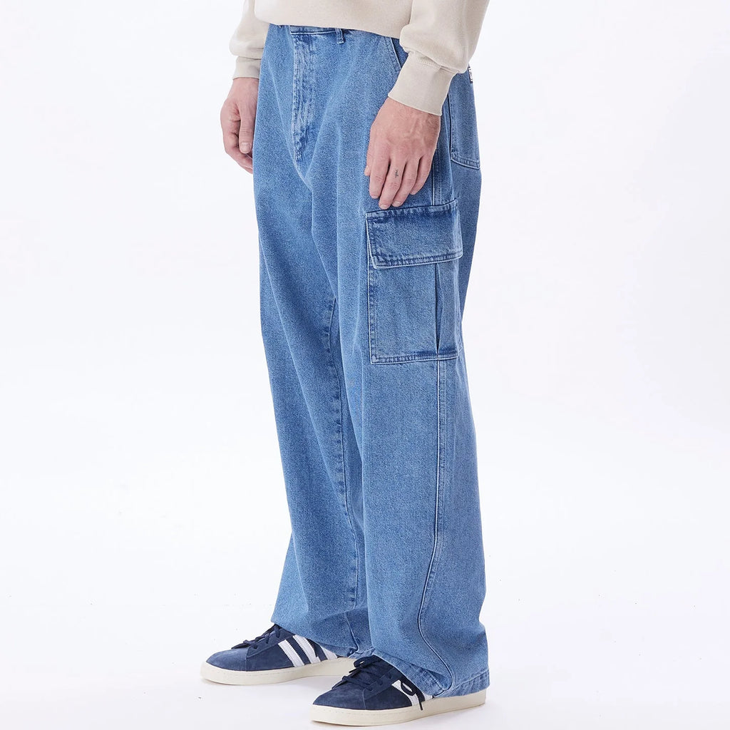 OBEY Big Wig Cargo Denim Pant (Light Indigo)