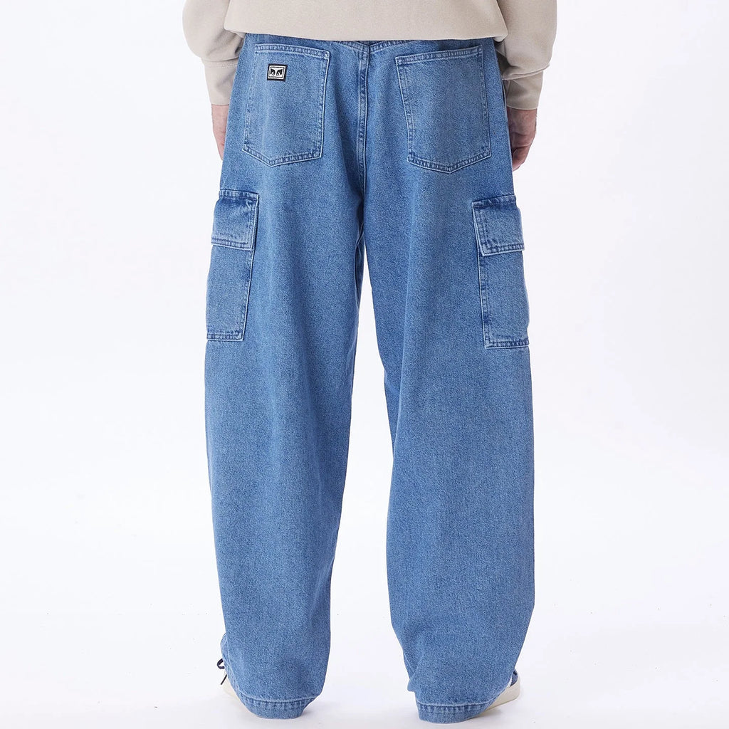 OBEY Big Wig Cargo Denim Pant (Light Indigo)