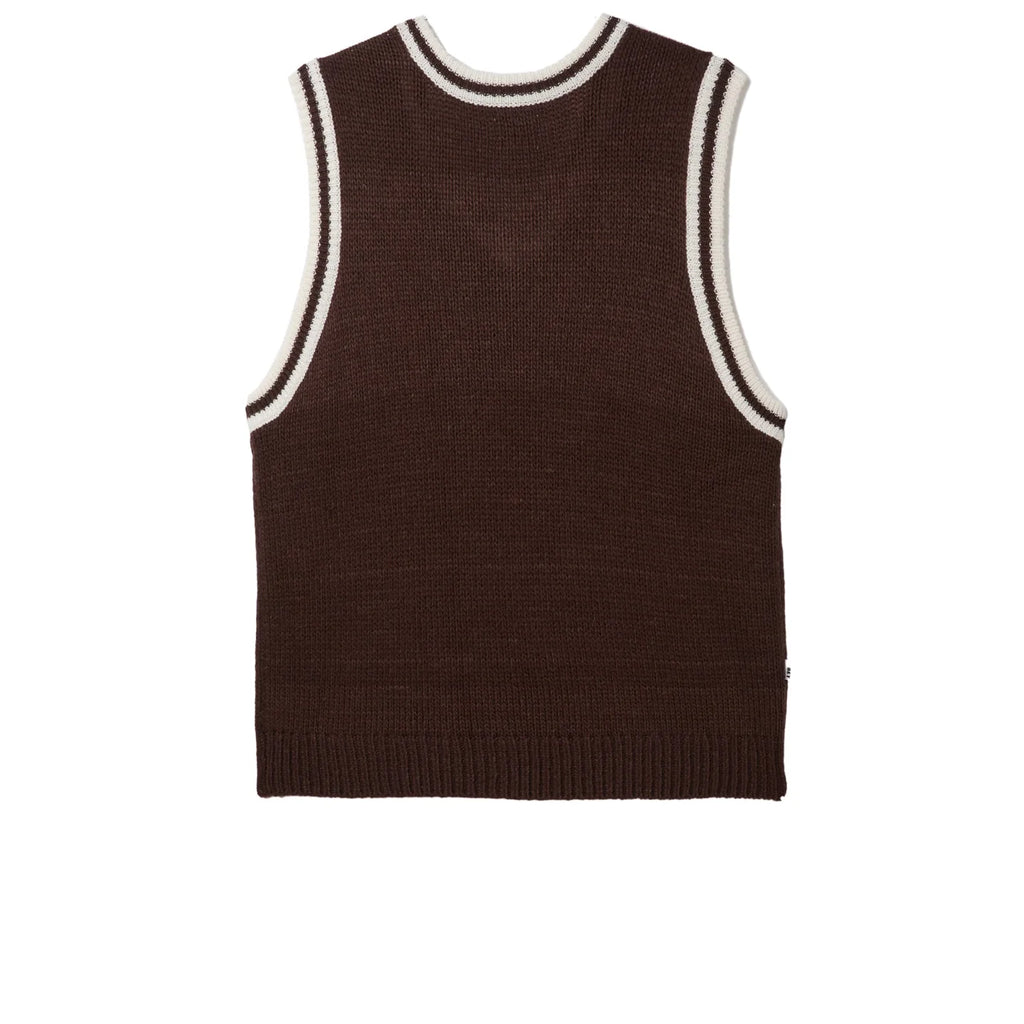 OBEY Alden Sweater Vest (Java Brown Multi)