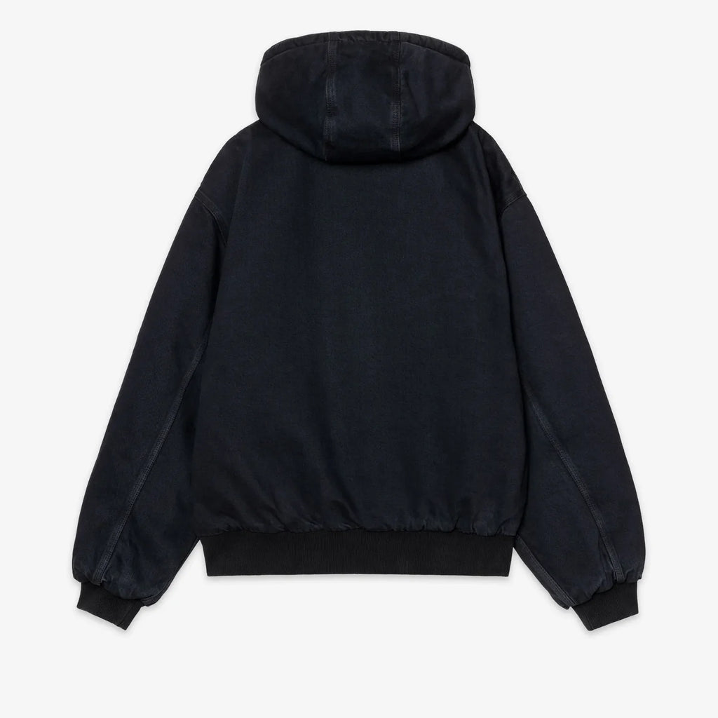 Carhartt WIP W’ OG Active Jacket Winter Blue Midnight Wash veste doublée chaude – skateshop Mons - Vue de dos