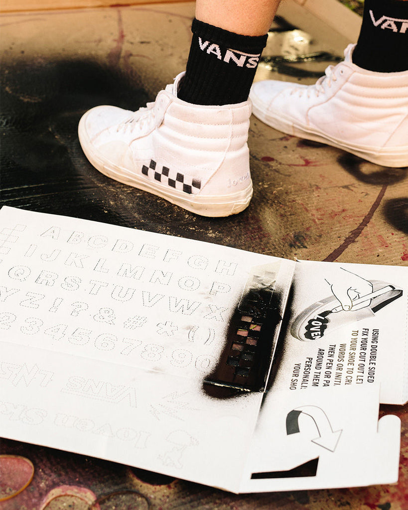 Vans x Lovenskate Skate Sk8-Hi shoes (White/White)