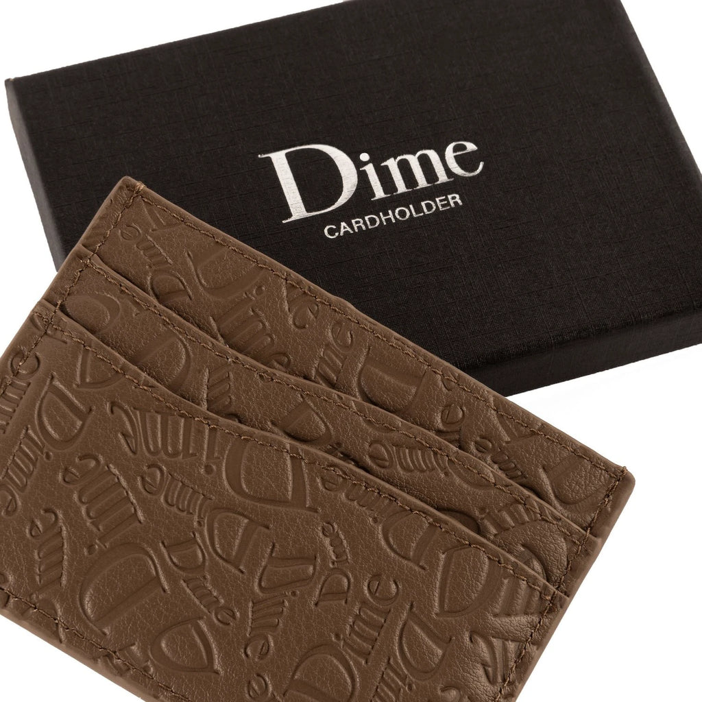 Dime MTL Porte-Cartes Haha Leather (Walnut)