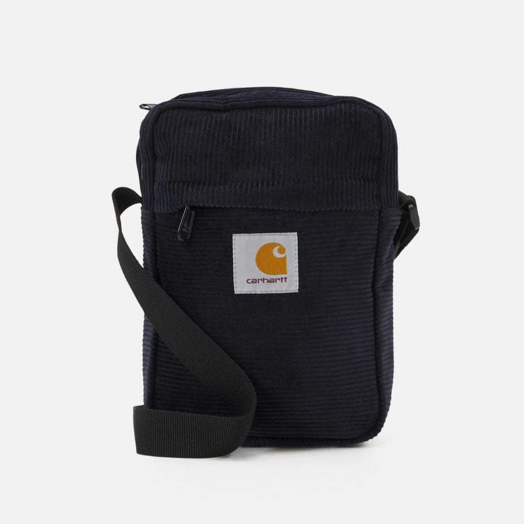 Sacoche Carhartt WIP Flint Shoulder Pouch Dark Navy vue de face