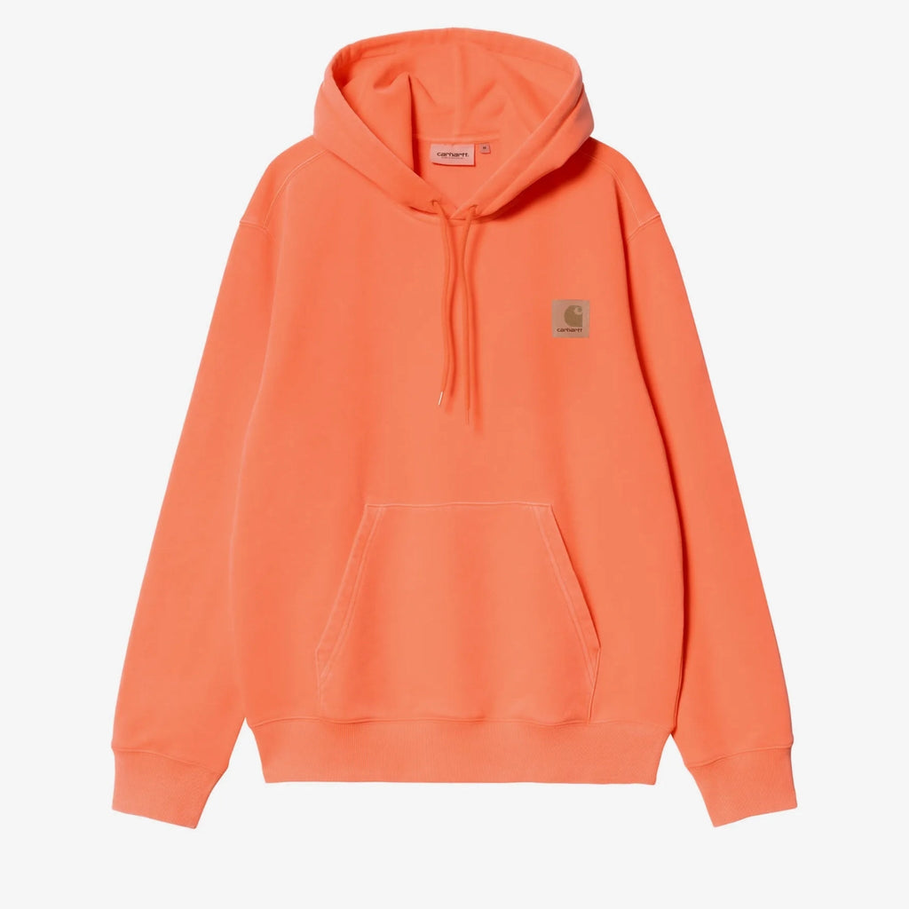 Carhartt WIP Hooded industry Lumo Orange vu de face