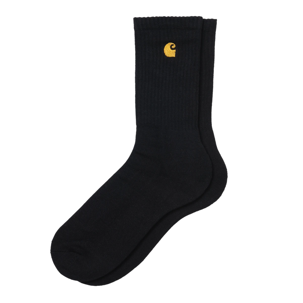 Carhartt WIP Chase Socks (Black/Gold)