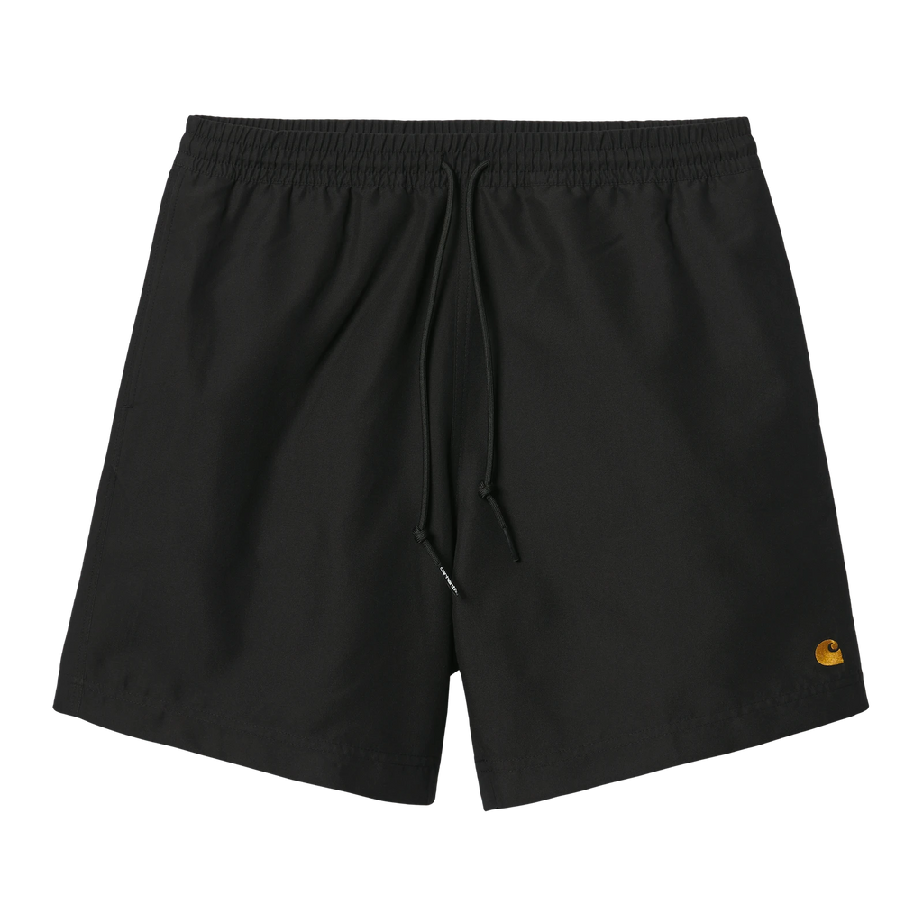 Carhartt WIP Chase Swim Trunks (Black/Gold)