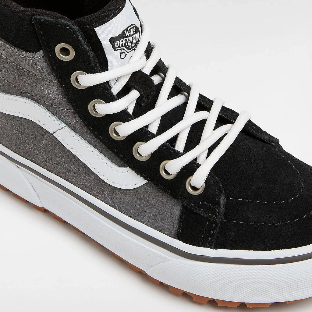 Vans Chaussures MTE Sk8-Hi Grises et noires zoom sur le côté extérieur