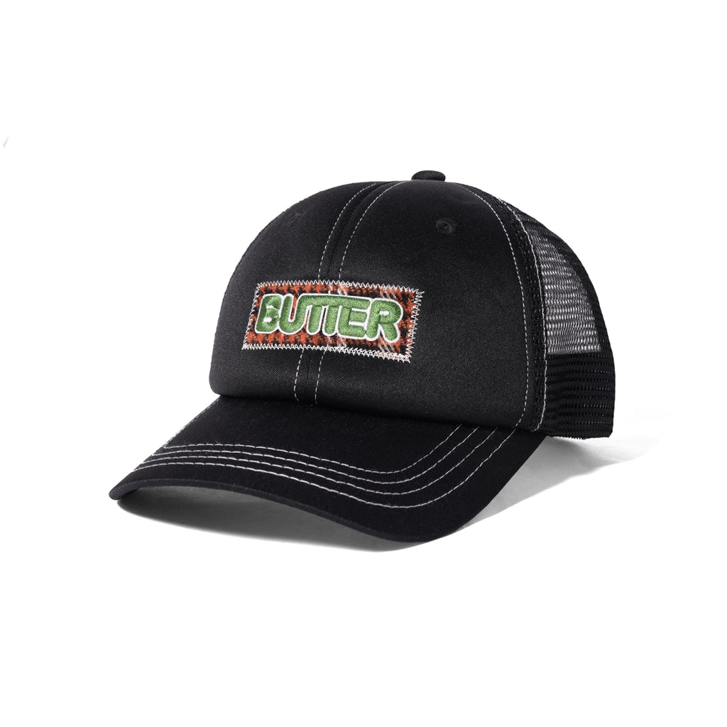 Butter Goods Dougie Trucker Hat (Black)