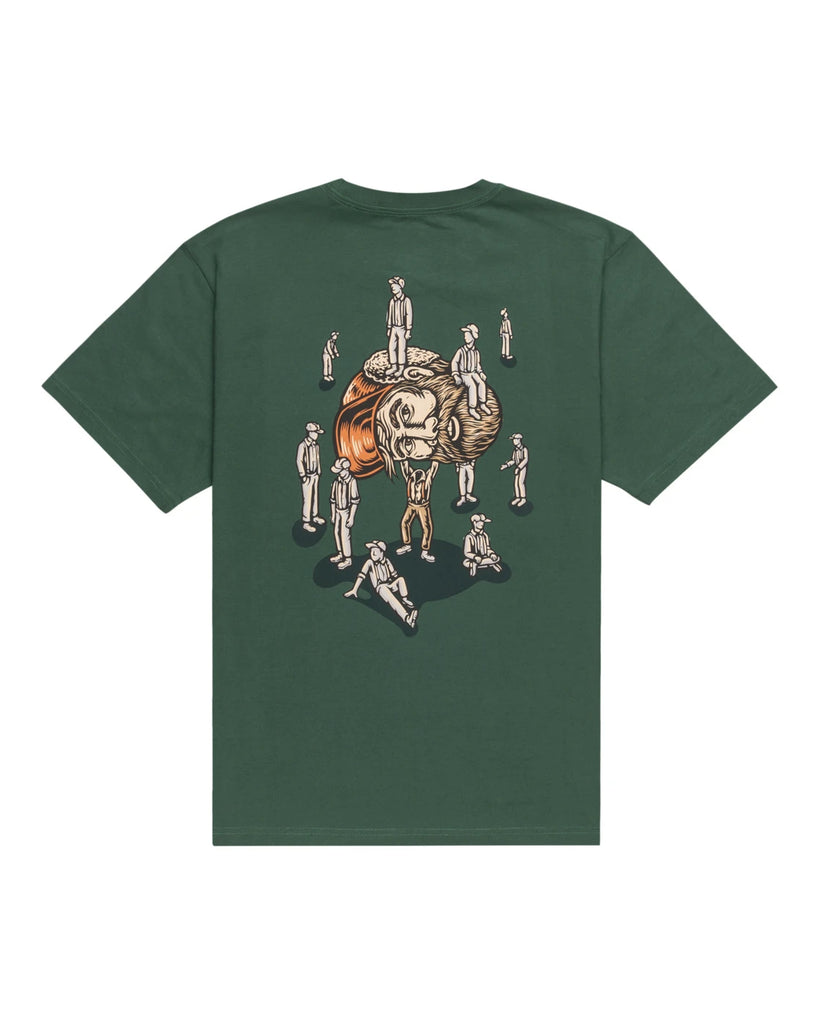 T-shirt Element Leader of the Lost Trekking Green vue de dos