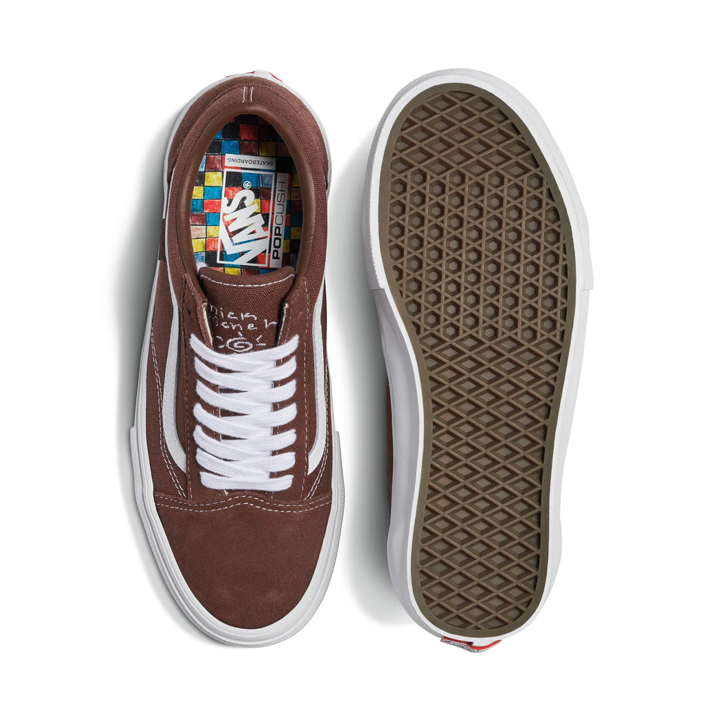 Vans Skate Old Skool Brown/White (Nick Michel)