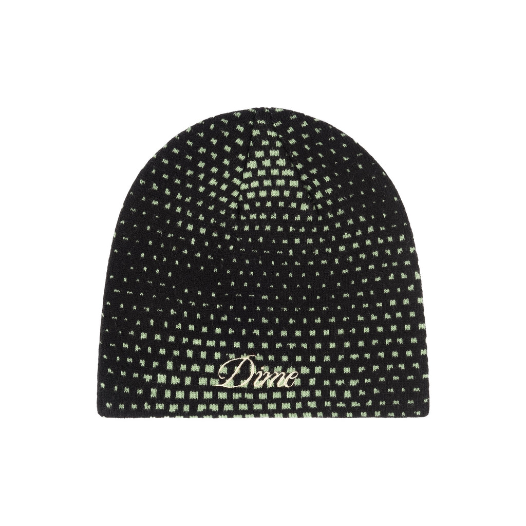 Bonnet Dime MTL Pixel Skully noir vue de face