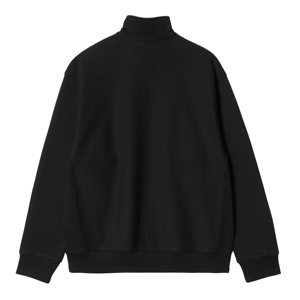 Carhartt WIP Half Zip American Script Sweatshirt (Black)