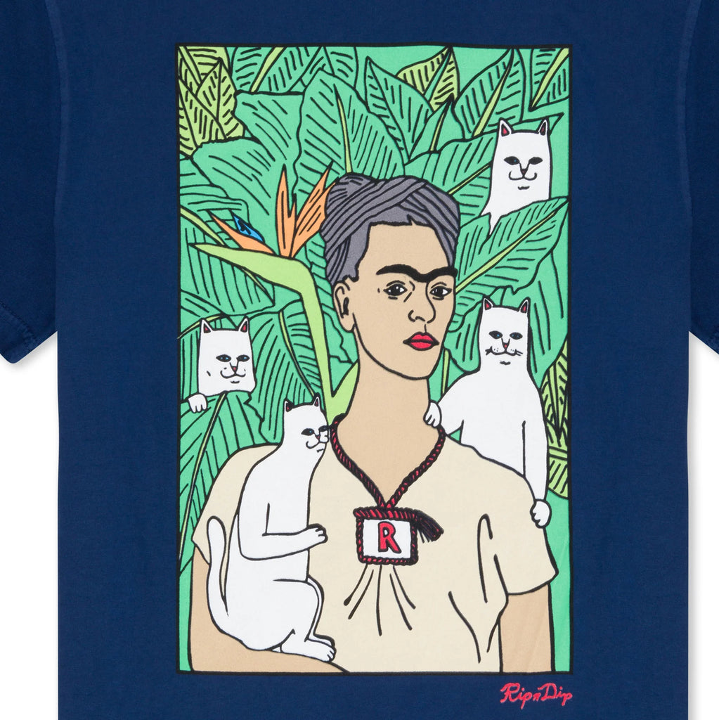 RIPNDIP Nermal Portrait T-shirt (Navy)