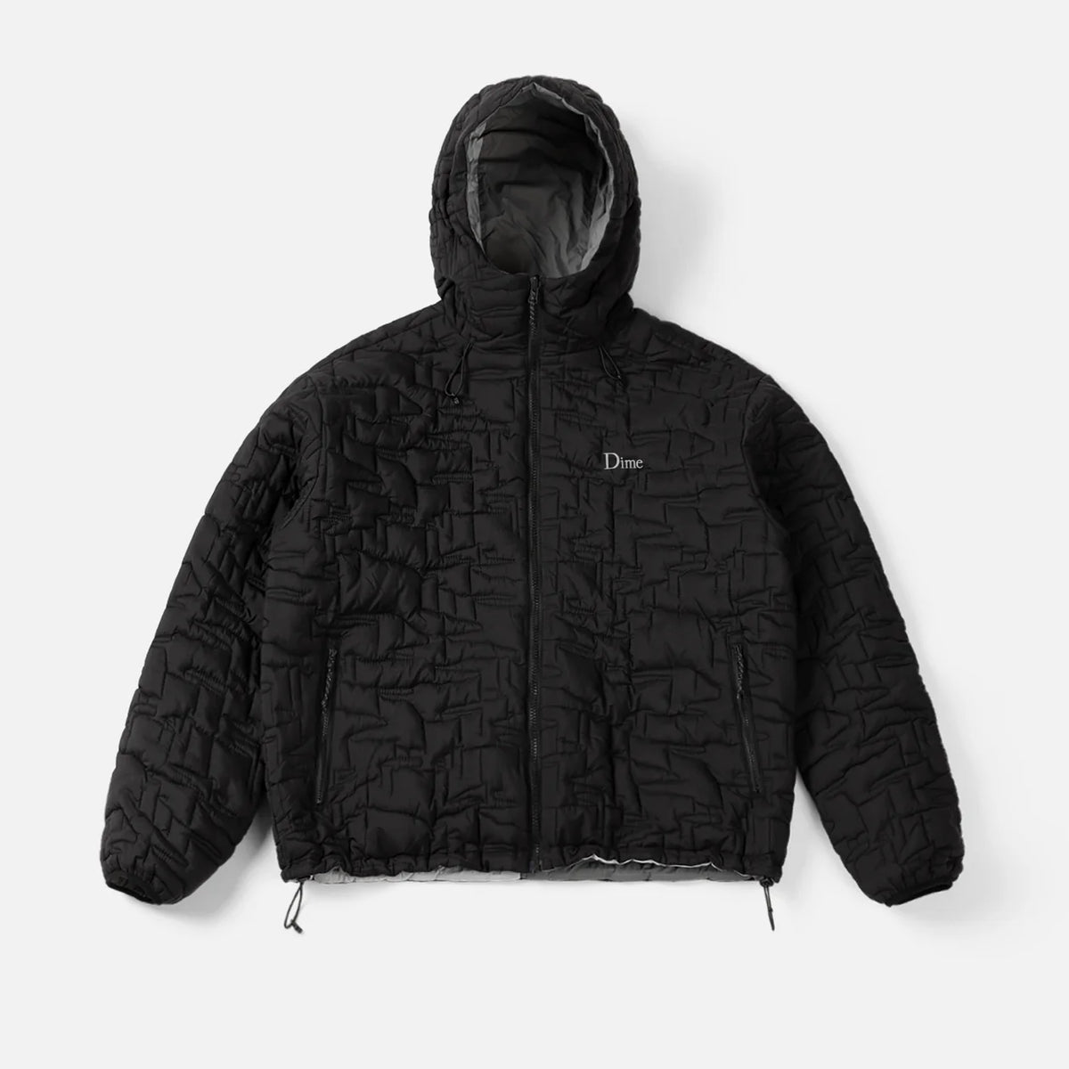 Dime MTL Reversible Insulated Jacket Black collection Fall 26