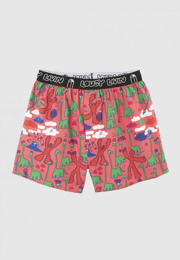 Lousy Livin Boxershorts Dino 2Pack (Lava)