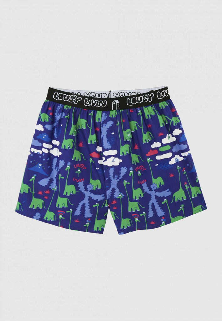 Lousy Livin Boxershorts Dino 2Pack (Lava)