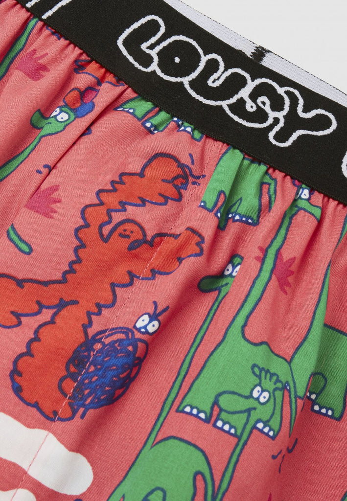 Lousy Livin Boxershorts Dino 2Pack (Lava)