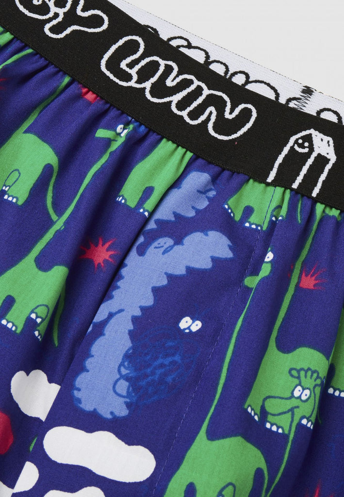 Lousy Livin Boxershorts Dino 2Pack (Lava)