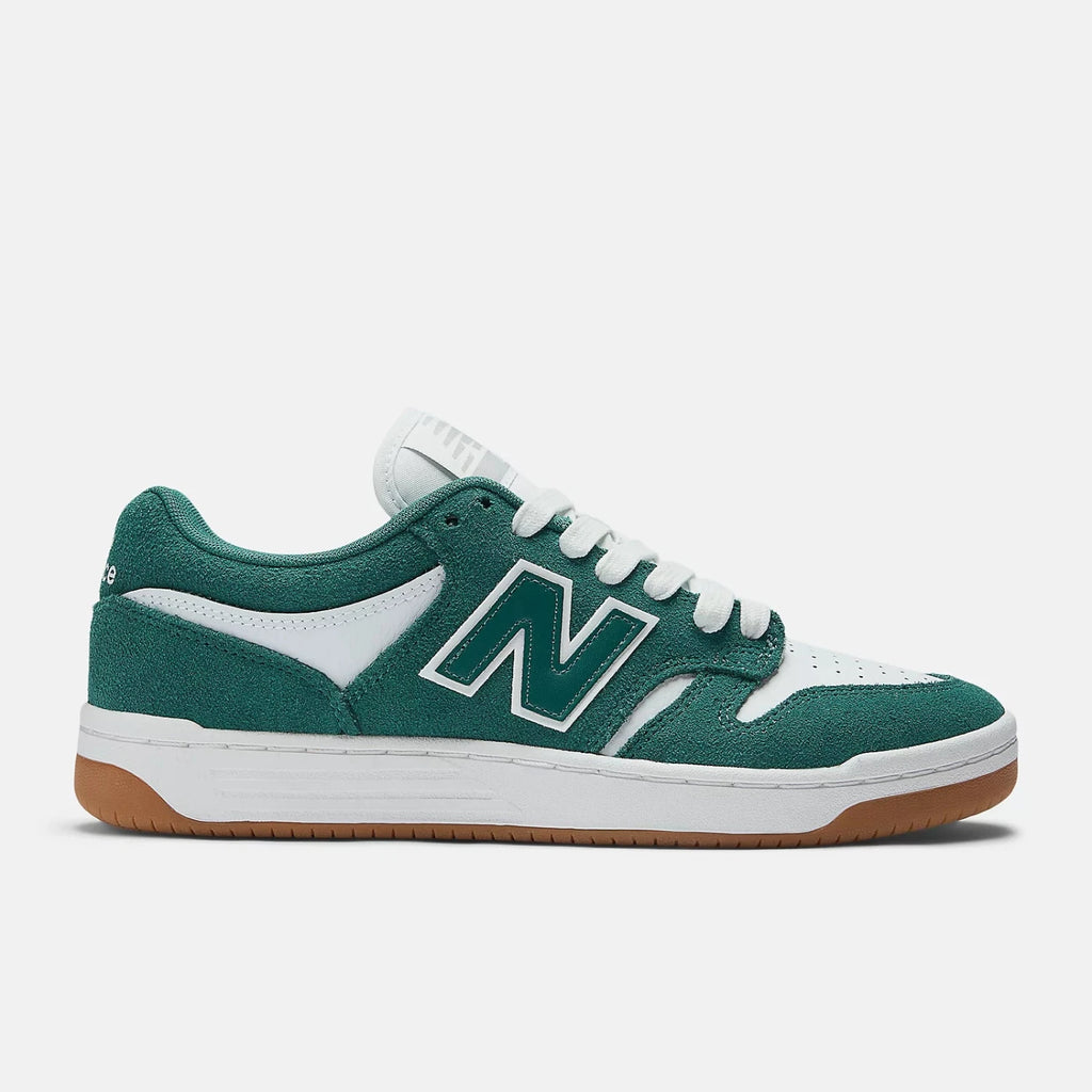 New Balance Numeric Vintage Teal White vues de profil extérieur