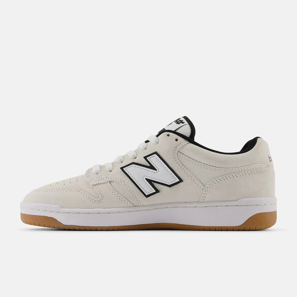 Chaussures New Balance Numeric 480 White Black vue de profil intérieur