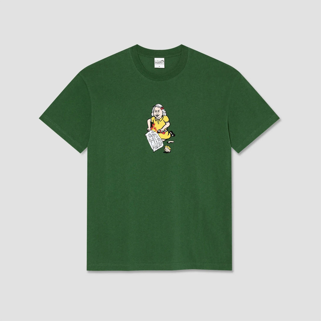 T-shirt Polar Family Affair Forest Green, 100 % coton vu de face