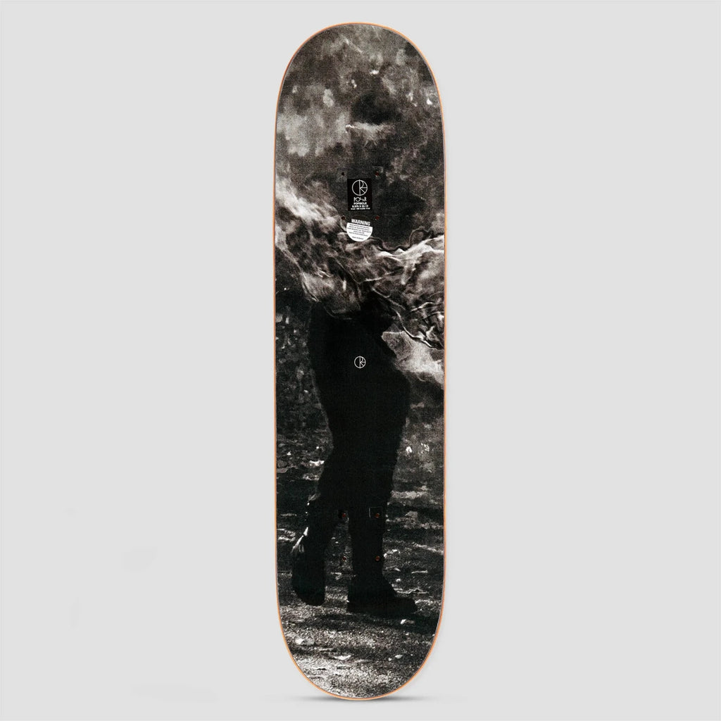 Deck Polar Paul Grund Stuntman B 8.5" avec photo de Marie Quéau vue sur le dessin du dessus