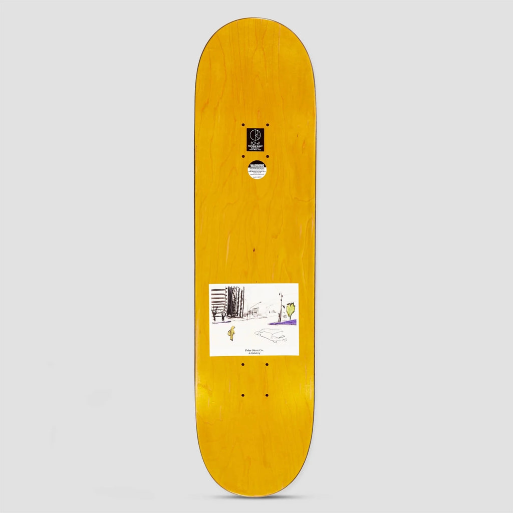 Deck Polar Shin Sanbongi 8.25" avec artwork Audrey Kovalevskiy vue sur le dessin du dessus