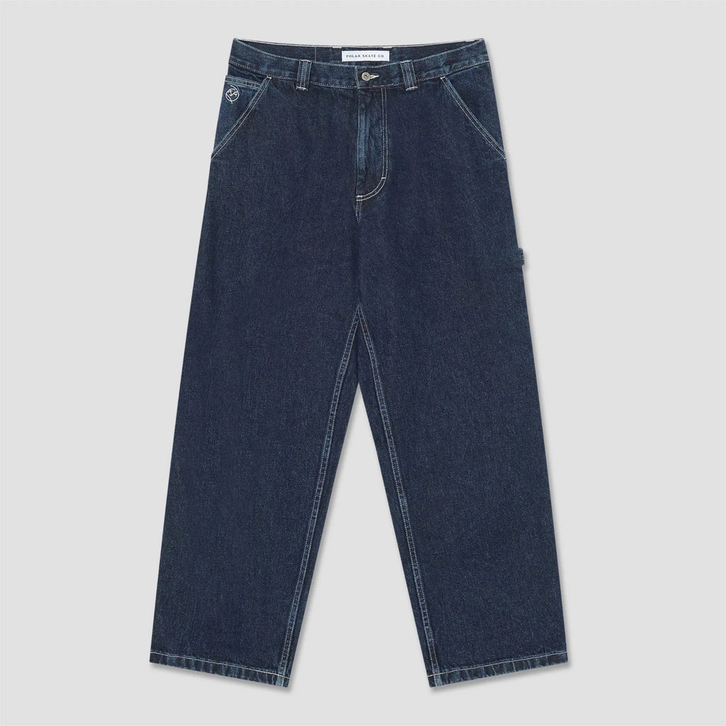 Polar skate co big boy work pants indigo vu de face