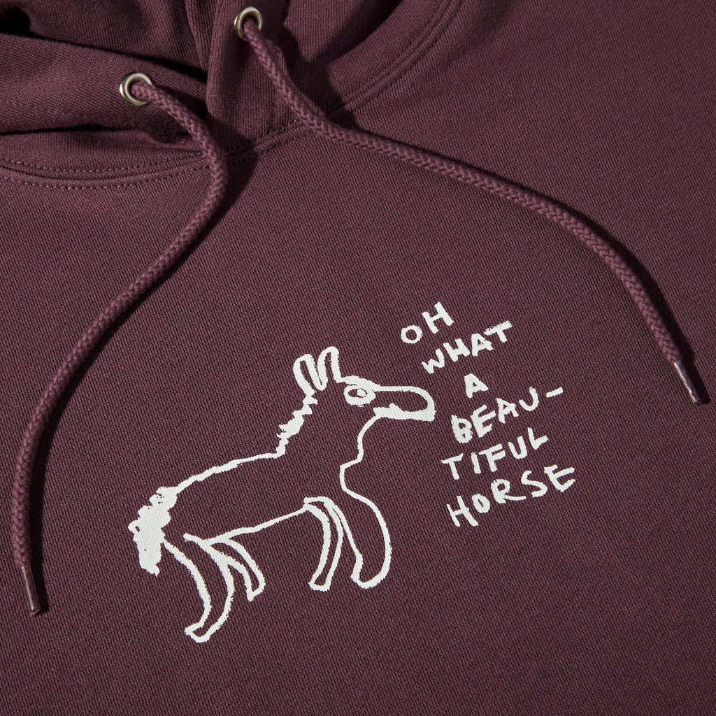 Polar Skate Co. Dave Hoodie Beautiful Horses (Plum)