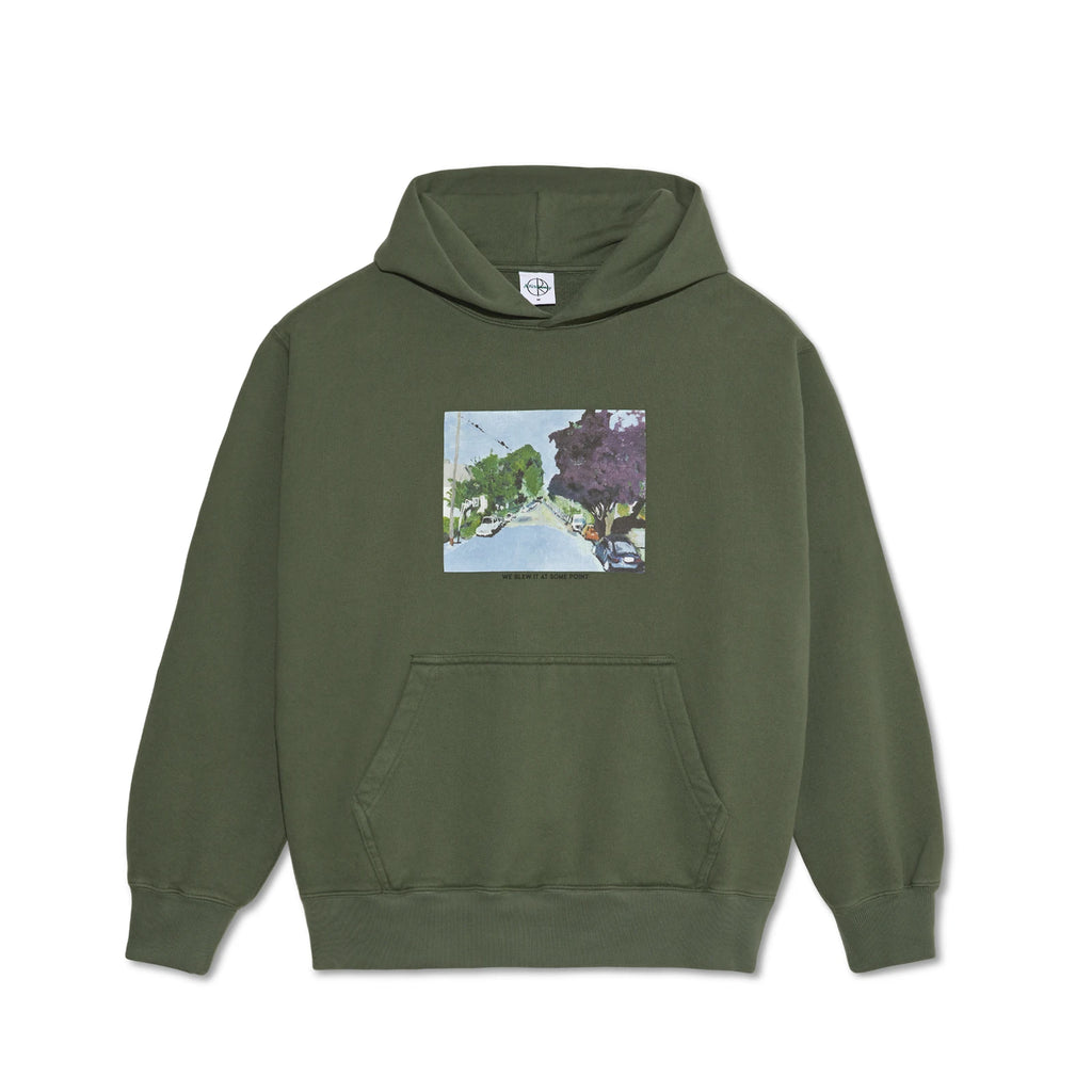Polar Skate Co. Ed Hoodie We Blew It At Some Point (Grey Green)
