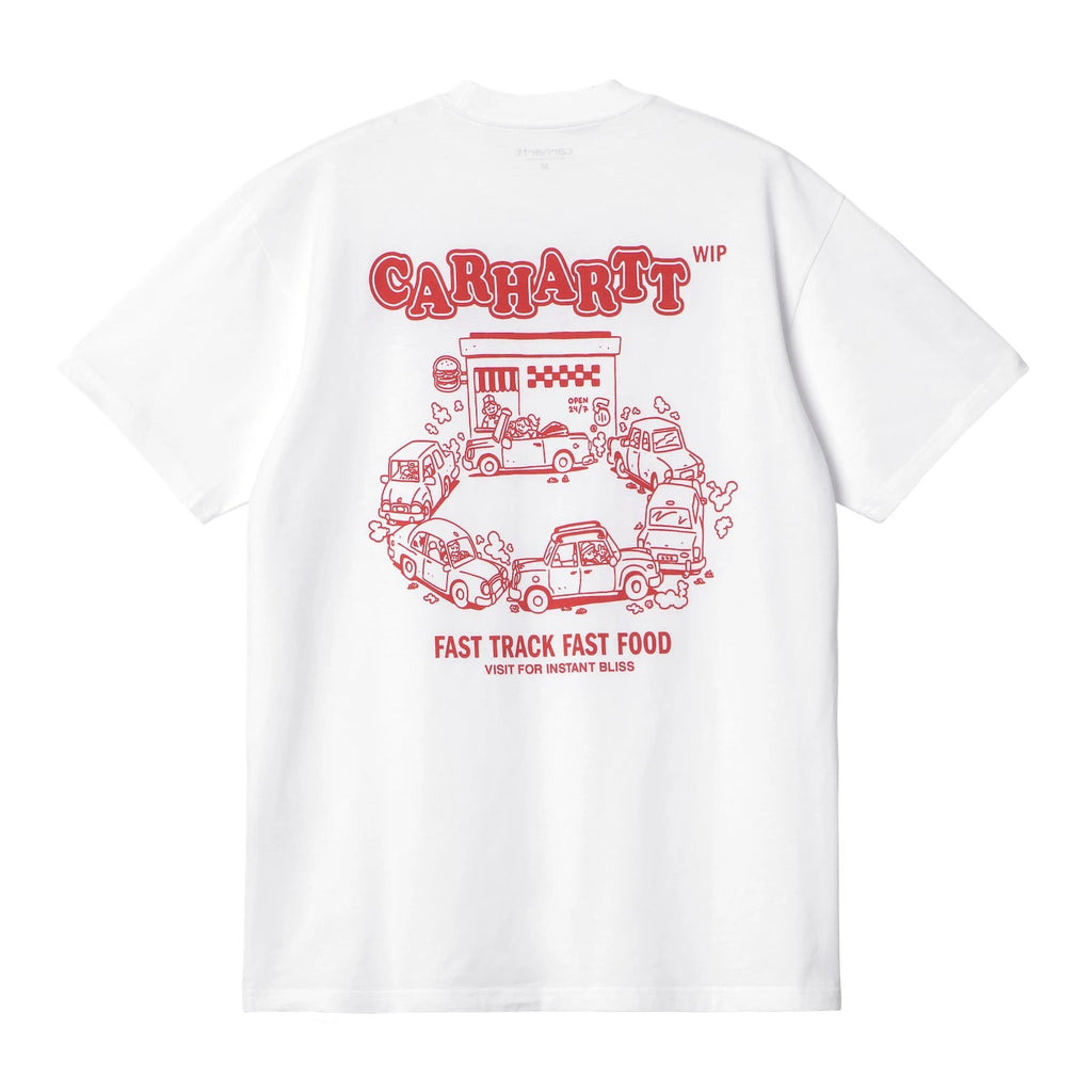 Carhartt WIP S/S Food T-Shirt (White/Red)