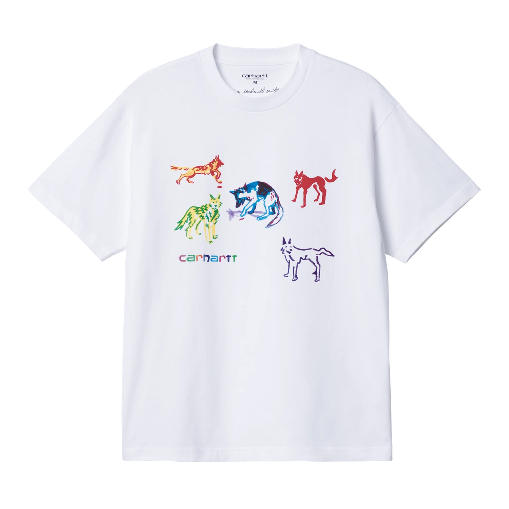 Carhartt WIP Ollie Mac Huskies S/S T-Shirt (White)