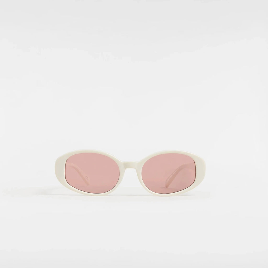 Lunettes Vans Out There White Rose pink vues de face