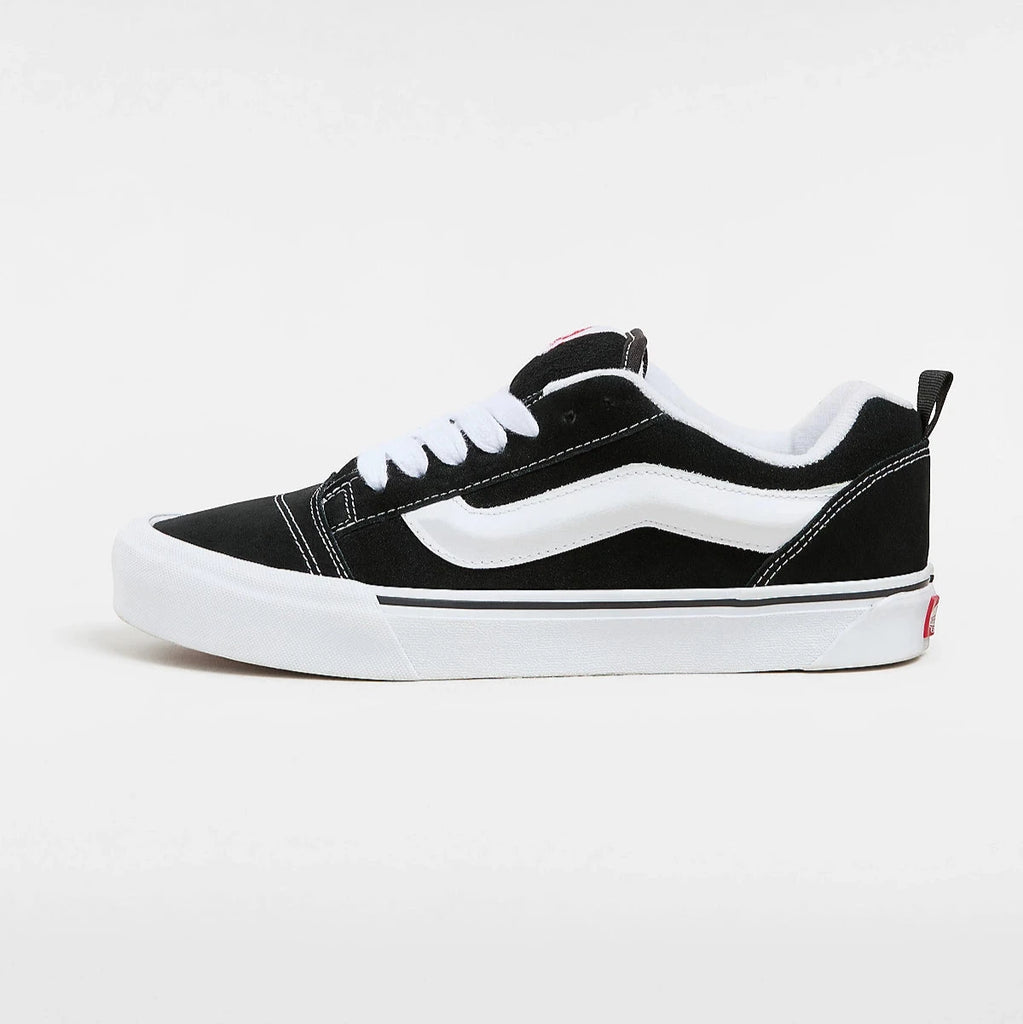 Chaussures Vans Knu Skool Black White vue de profil intérieur