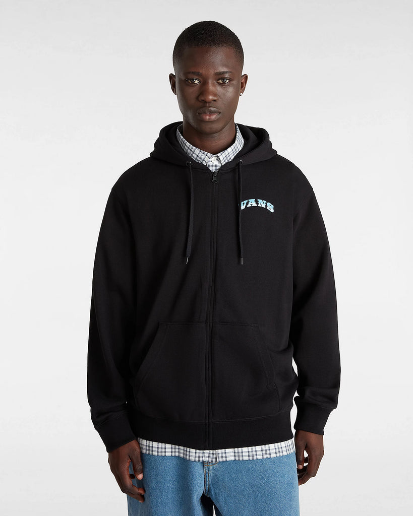 Mannequin portant le Vans Pull Loose Crew Carlo Black vue de face