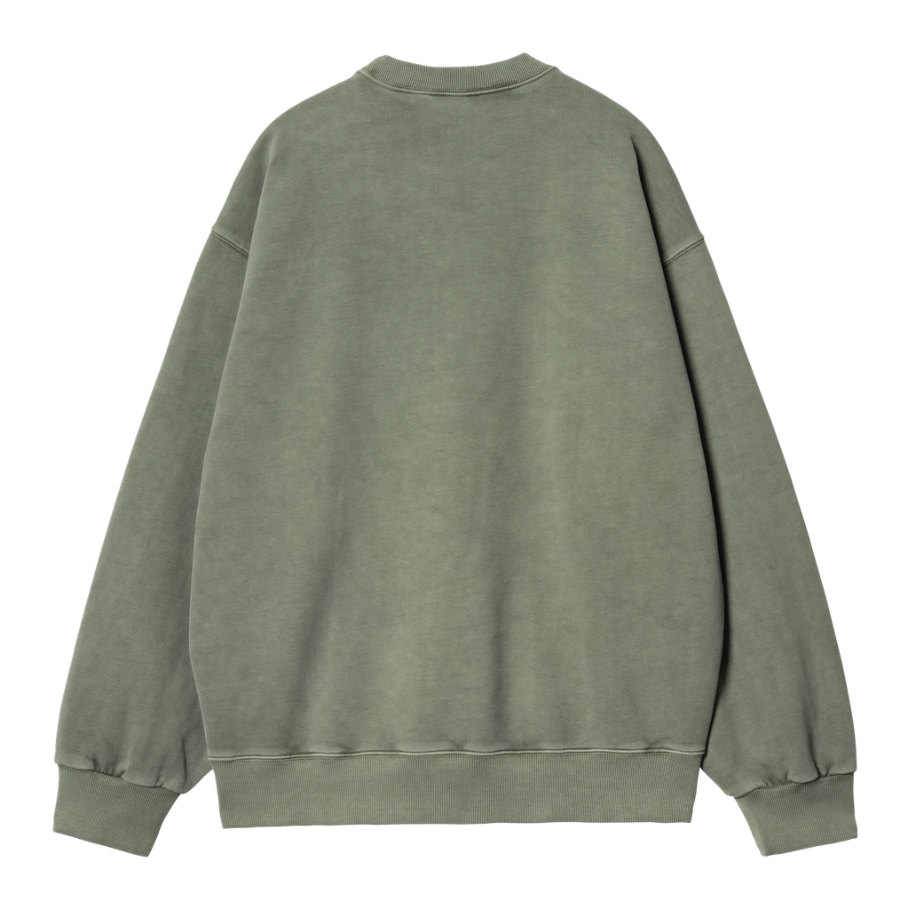 Carhartt WIP Vista Sweat (Smoke Green Garment Dyed)