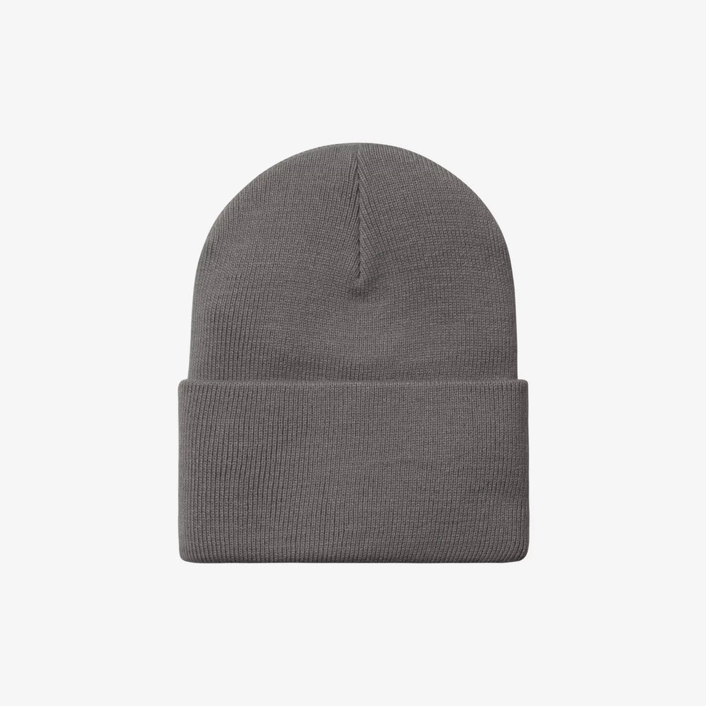  Carhartt WIP Acrylic Watch Hat Porphyry bonnet côtelé unisexe en acrylique – skateshop Mons. Vu de dos