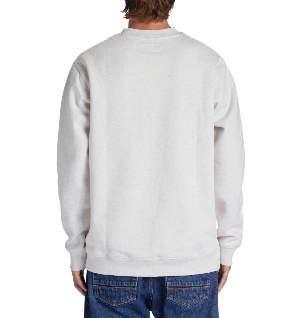 DC x Butter Goods World Crewneck Sweat (Snow Heather)