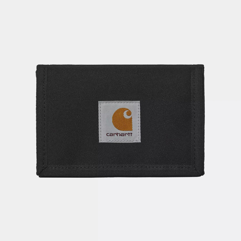 alec wallet black carhartt wip vu de face