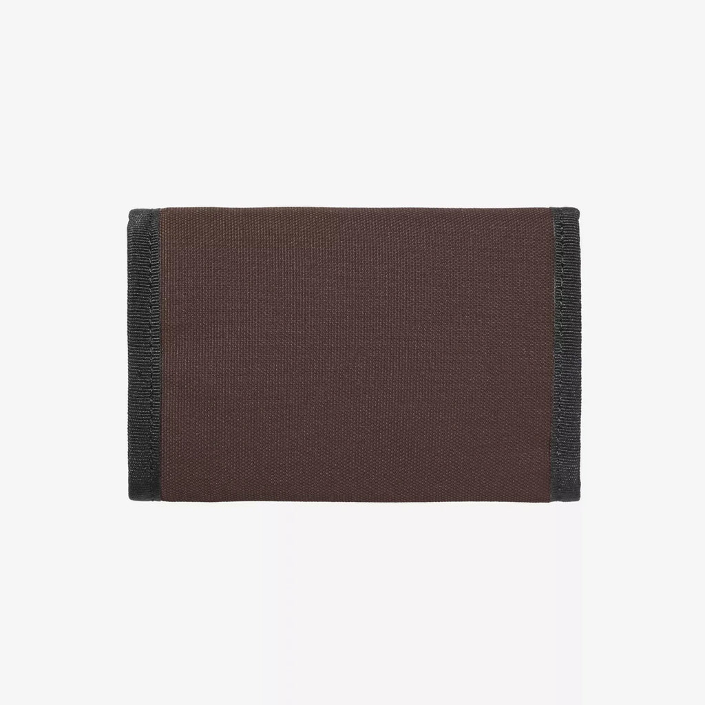 Carhartt WIP Alec Wallet Palisander portefeuille polyester recyclé logo brodé – skateshop Mons
