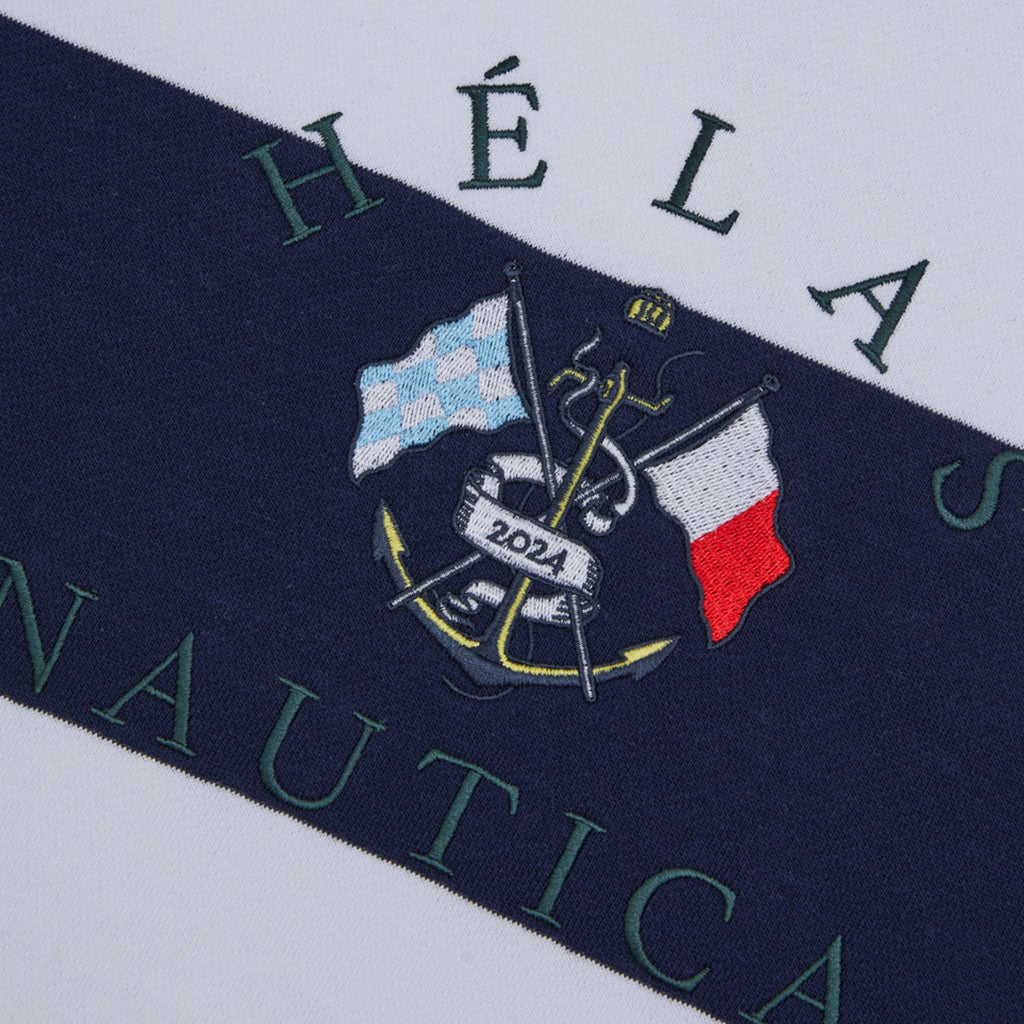 Hélas x Nautica Crewneck Striped (Navy/White)