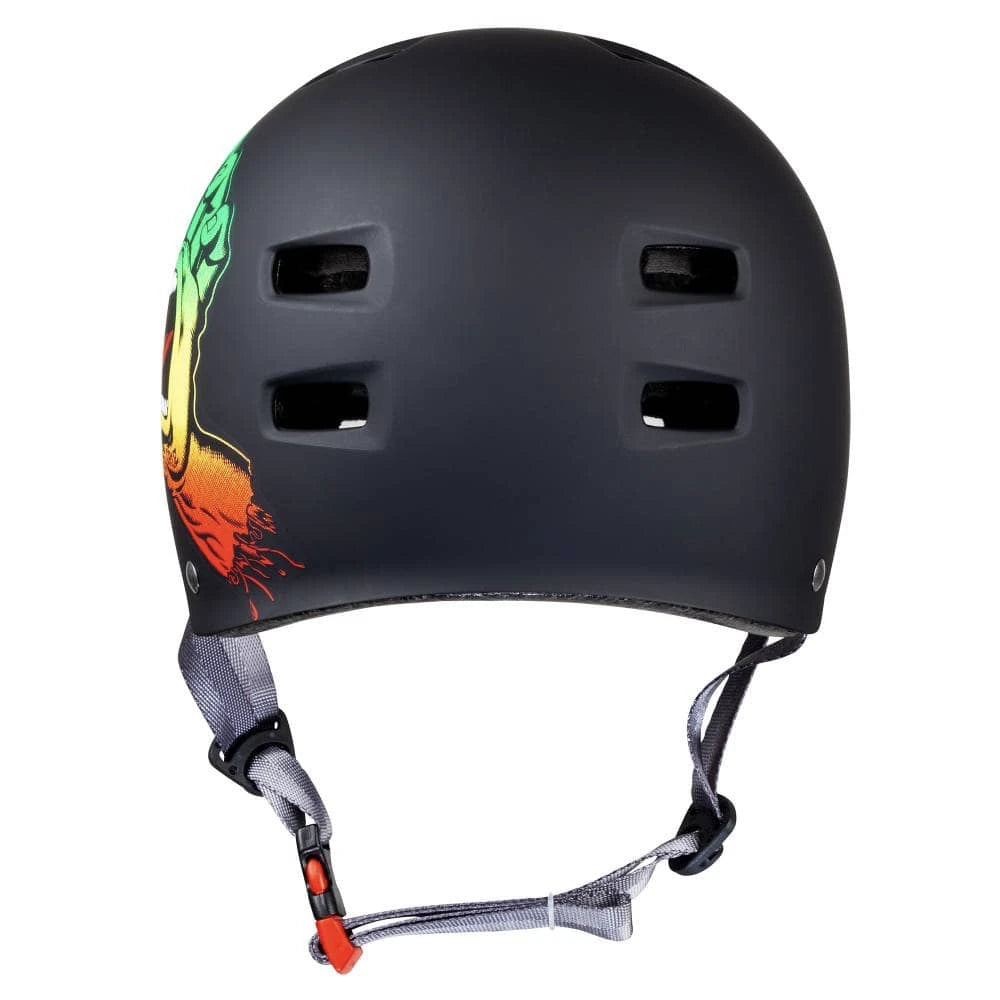 Bullet x Santa Cruz Screaming Hand Rasta Helmet