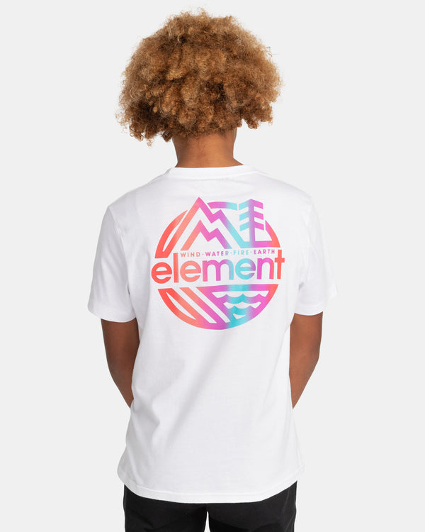 ELEMENT BURKETT T-SHIRT BOY (OPTIC WHITE)