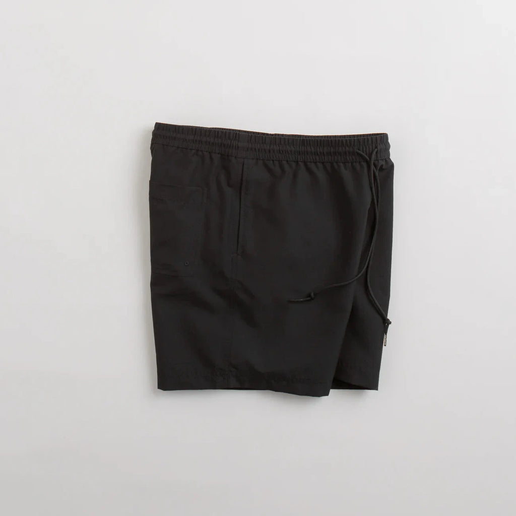 Short Carhartt WIP Chase Swim Trunks Black Gold, vue de côté