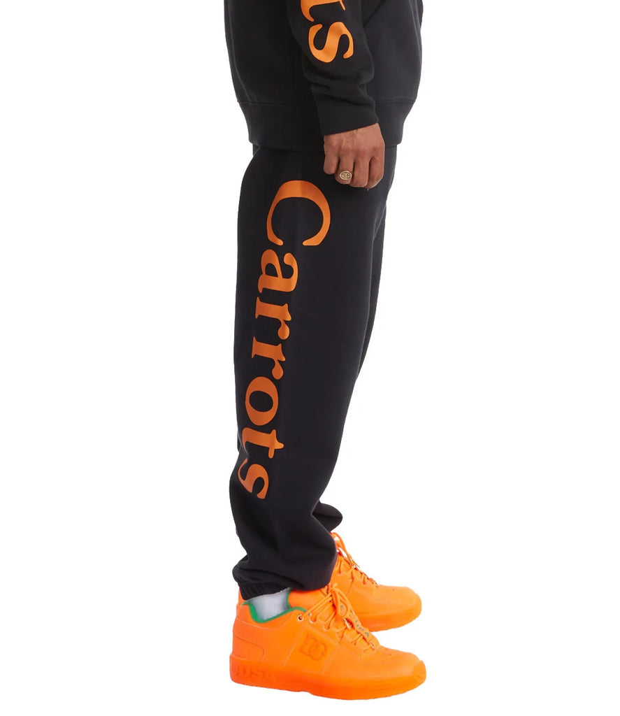 DC x Carrots Sweatpants(Black/Orange)