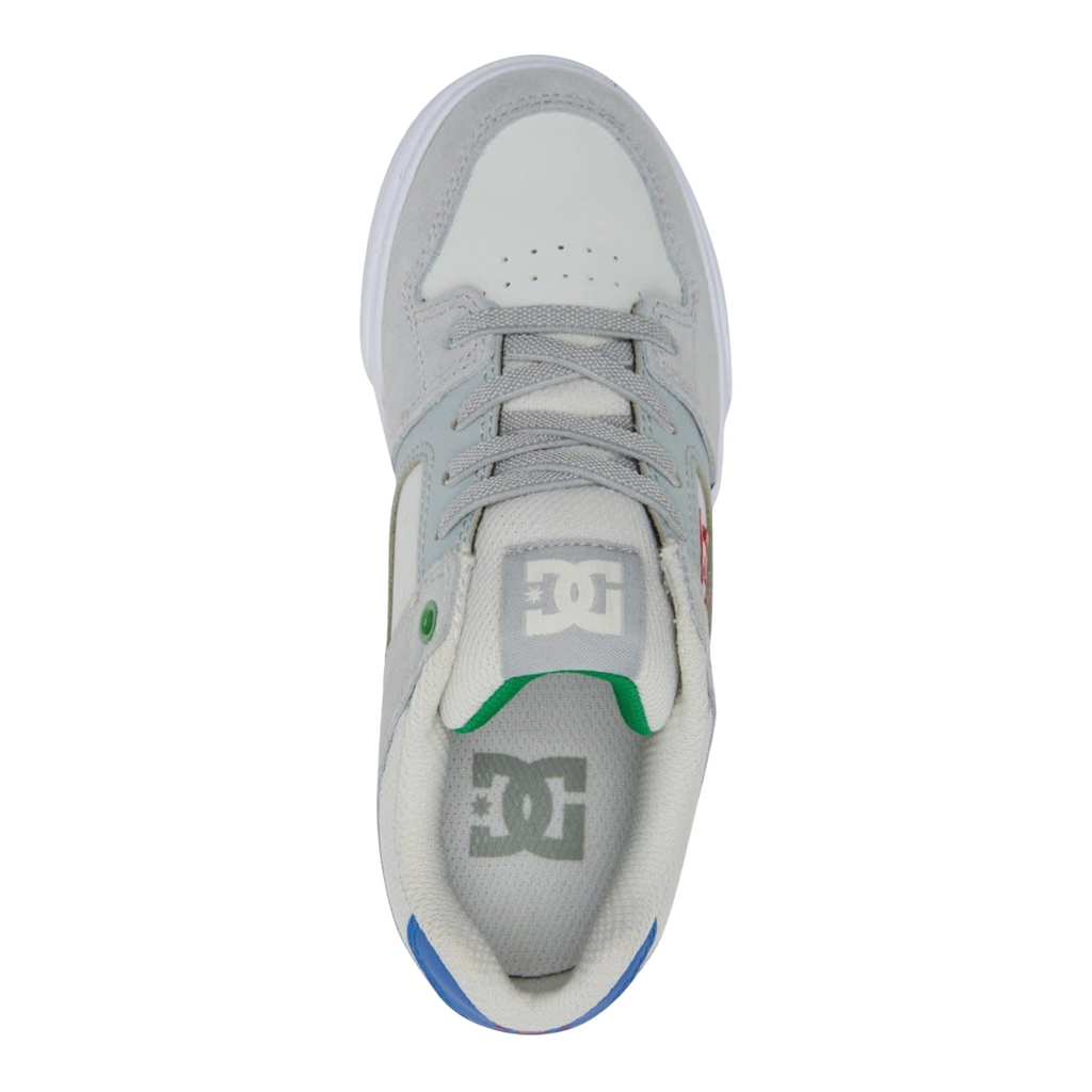 DC Shoes Pure Elastic Kid (Grey/Grey/Green)